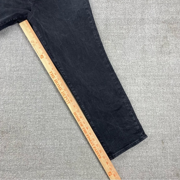 J Crew Essential Straight Distressed Black Jeans - Picture 11 of 12